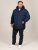 D555 Hank Ripstop Contrast Panelled Padded Hooded Jacket Tumši zila - Jakas & Lietus apģērbs - Jakas - 2XL-12XL