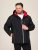 D555 Jamie Soft Shell Detachable Hood Padded Jacket Melna TALL - TALL jakas - TALL jakas gariem vīriešiem