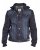 D555 CURTIS Denim Jacket With Detachable Hood - Jakas & Lietus apģērbs - Jakas - 2XL-12XL