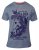 D555 CLAYTON Honolua Bay T-shirt Denim Marl - T-krekli - T-krekli - 2XL-8XL