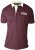 D555 NASH Short Sleeve Rugby Shirt Burgundy - Polo krekli - Polo krekli - 2XL-8XL