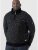D555 REMINGTON Sweater With Woven Zipper Chest Pocket Black/Charcoal - Džemperi un džemperi ar kapuci - Džemperi - 2XL-8XL