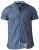 D555 Limburg Short Sleeve Shirt Blue - Krekli - Krekli - 2XL-8XL