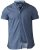 D555 Limburg Short Sleeve Shirt Blue - Krekli - Krekli - 2XL-8XL