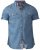 D555 Nathan Short Sleeve Shirt Blue - Krekli - Krekli - 2XL-8XL