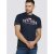 D555 Thornton Embroidery T-shirt Navy - T-krekli - T-krekli - 2XL-14XL