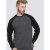 D555 Illinois Long Sleeve T-shirt Charcoal - T-krekli - T-krekli - 2XL-14XL