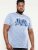 D555 Hobart LA Printed T-Shirt Blue - T-krekli - T-krekli - 2XL-14XL