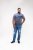 D555 Anson Originals Printed T-shirt Denim Marl - T-krekli - T-krekli - 2XL-14XL