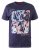 D555 Warner Guitar Printed T-Shirt Navy - T-krekli - T-krekli - 2XL-14XL