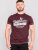D555 Wharf California Eagle Printed T-Shirt Burgundy - T-krekli - T-krekli - 2XL-14XL