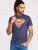 D555 Scampton Official Superman Printed T-Shirt Navy - T-krekli - T-krekli - 2XL-14XL
