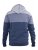D555 Columbus Cut And Sew Panelled Zip Through Hoody Blue - Džemperi un džemperi ar kapuci - Džemperi - 2XL-14XL