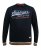 D555 Marlow Printed Crew Neck Sweatshirt Navy - Džemperi un džemperi ar kapuci - Džemperi - 2XL-14XL