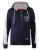 D555 Eaton Full Zip Hoodie Navy - Džemperi un džemperi ar kapuci - Džemperi - 2XL-14XL