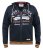 D555 Flanders Full Zip Hoody With Chest Print - Džemperi un džemperi ar kapuci - Džemperi - 2XL-14XL