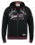 D555 Patrick Full Zip Hoody With 'Motorcycle' Chest Print - Džemperi un džemperi ar kapuci - Džemperi - 2XL-14XL