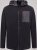 D555 Damien Micro Fleece Zip Through Hoody Melna/Pelēka - Džemperi un džemperi ar kapuci - Džemperi - 2XL-14XL