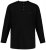 JP1880 702555 Henley T-krekls ar garām piedurknēm Melns - T-krekli - T-krekli - 2XL-14XL