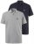 JP1880 704317 Polo krekls 2 gab. Tumši zils/Pelēks melanžs - Polo krekli - Polo krekli - 2XL-8XL