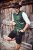 JP1880 Genuine Leather Traditional Lederhosen Shorts Black - Šorti - Šorti - W40-W60