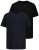 JP1880 711318 T-krekls ar V veida izgriezumu 2 gab. Melns - T-krekli - T-krekli - 2XL-14XL