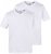 JP1880 711318 T-krekls ar V veida izgriezumu 2 gab. Balts - T-krekli - T-krekli - 2XL-14XL