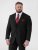 D555 Ted 4 Way Stretch Tailored Suit Jacket Melna - Uzvalki un žaketes - Liela izmēra uzvalki un bleizeri