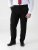 D555 Ted 4 Way Stretch Tailored Trouser Melna - Uzvalki un žaketes - Liela izmēra uzvalki un bleizeri