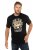 JP1880 Guns N’ Roses Skull Comfort Fit Band T-Shirt Black - T-krekli - T-krekli - 2XL-14XL