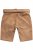 JP1880 Premium Goat Suede Staghorn Embroidery Shorts Leather Brown - Šorti - Šorti - W40-W60