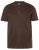 JP1880 Henley Basic T-Shirt with Buttons Brown - T-krekli - T-krekli - 2XL-14XL