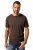 JP1880 Henley Basic T-Shirt with Buttons Brown - T-krekli - T-krekli - 2XL-14XL