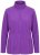 Ulla Popken 796970 Viegla flīsa jaka Tumši violets - Fleece apģērbs - 