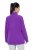 Ulla Popken 796970 Viegla flīsa jaka Tumši violets - Fleece apģērbs - 