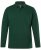 JP1880 Polo Shirt Long Sleeve Pique Dark Green - Polo krekli - Polo krekli - 2XL-8XL