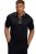 JP1880 Jay-Pi Golf Polo Shirt Black - Sporta apģērbs & outdoor - Liela izmēra sporta apģērbi vīriešiem
