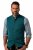 JP1880 Mottled Stretch Knit Stand-up Collar Vest Turquoise Blue - Trachten & Oktoberfest - Oktoberfest tērpi lielos izmēros (Trachten)