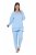 Ulla Popken 810592 Pidžama ar mežģīnēm Gaiši zils - Pidžamas/Loungewear - 