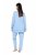 Ulla Popken 810592 Pidžama ar mežģīnēm Gaiši zils - Pidžamas/Loungewear - 