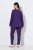 Ulla Popken 812441 Pidžama ar garām piedurknēm un mežģīnēm Karaliski zils - Pidžamas/Loungewear - 