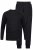 JP1880 Two-piece Pyjamas Long Sleeve and Long Trousers Black - Apakšveļa un peldšorti - Apakšveļa - 2XL-8XL