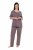 Ulla Popken 821244 Pidžama ar punktiem Brūns - Pidžamas/Loungewear - 