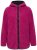 Ulla Popken 823371 Teddy jaka ar kapuci un stepētām kabatām Fuksija - Fleece apģērbs - 