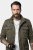 JP1880 Field Jacket with Badges Vintage Look TALL Moss Green - TALL jakas - TALL jakas gariem vīriešiem