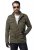 JP1880 Field Jacket with Badges Vintage Look TALL Moss Green - TALL jakas - TALL jakas gariem vīriešiem