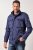 JP1880 Field Jacket with Badges Vintage Look Light Azure Blue - Jakas & Lietus apģērbs - Jakas - 2XL-12XL