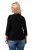 Ulla Popken Horticultural Graphic Floral Tee Black - Apdrukāti T-krekli sievietēm - 