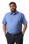 Men+ 758 Biznesa krekls ar īsām piedurknēm ar atvērtu apkakli Gaiši zils - Krekli - Krekli - 2XL-8XL