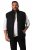 Men+ 578 Veste stepēta ar stāvapkakli Melns - Jakas & Lietus apģērbs - Jakas - 2XL-12XL